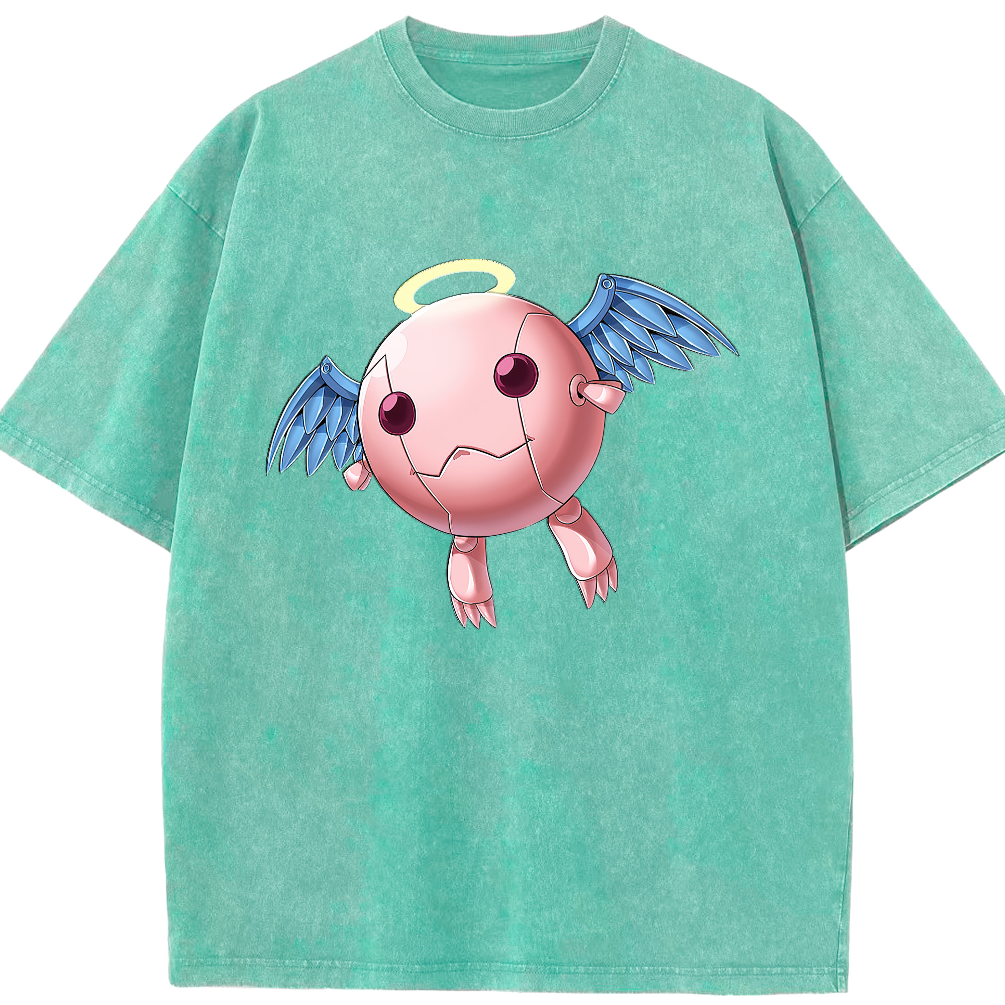 （画像用） 遊☆戯☆王 Yu-Gi-Oh! 綿100% ヴィンテージ風 半袖Tシャツ（フロントプリント）